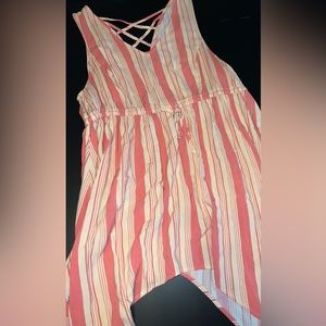 Torrid Striped Babydoll Tank Top Size 1 EUC